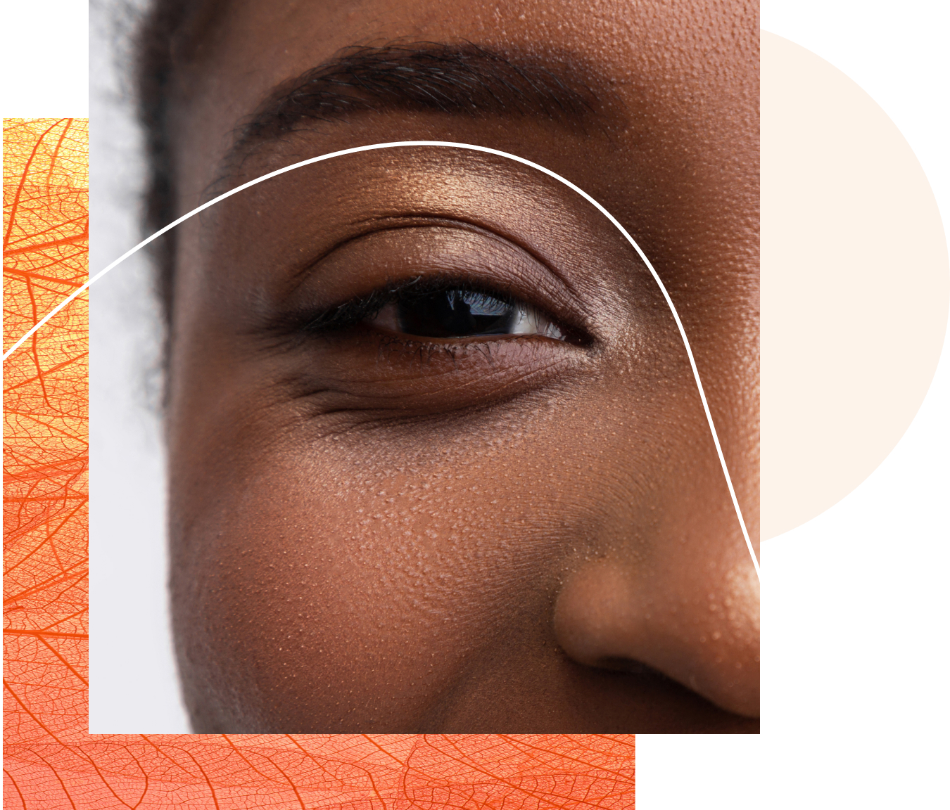 Femme heureuse de son nouveau menton