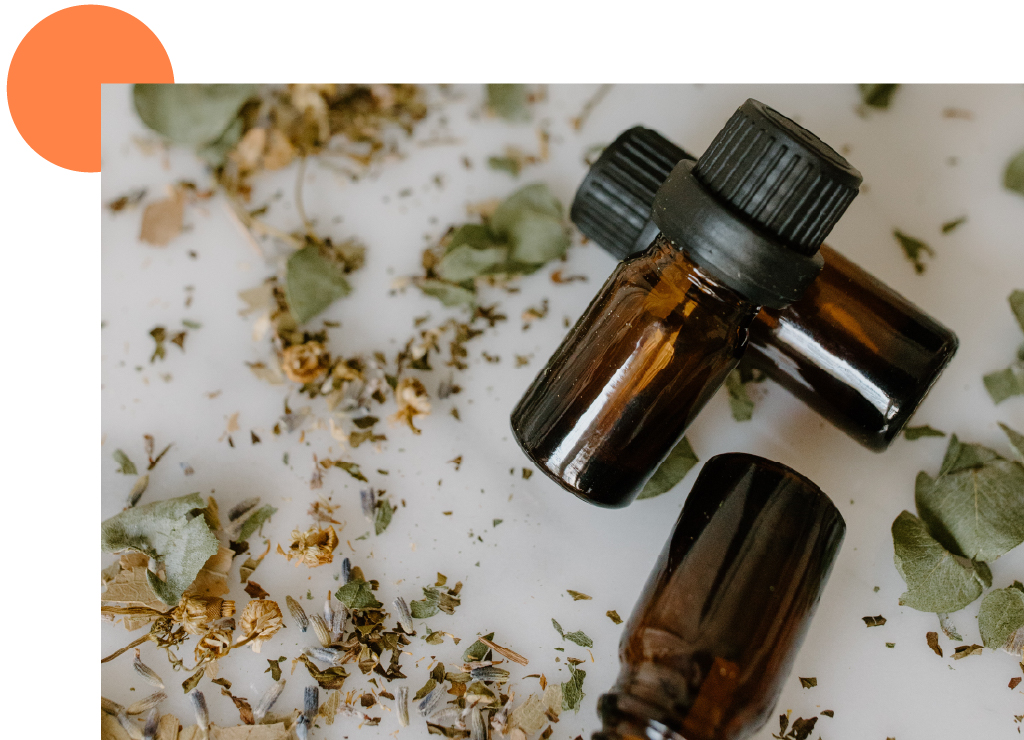 set up de contenant de produits