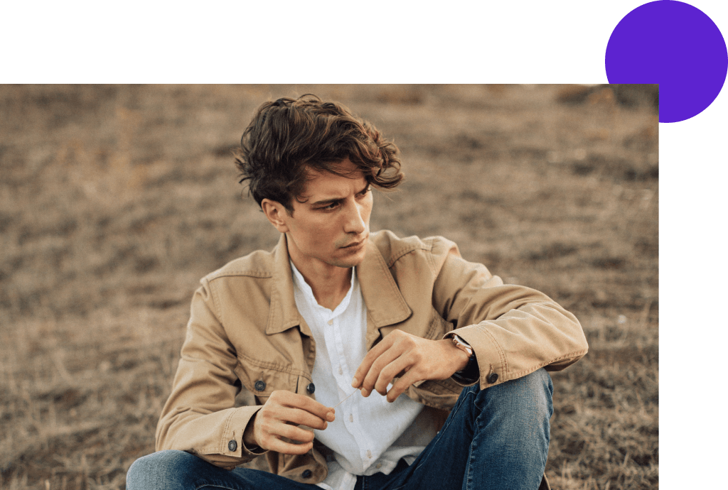 homme après une greffe dhi