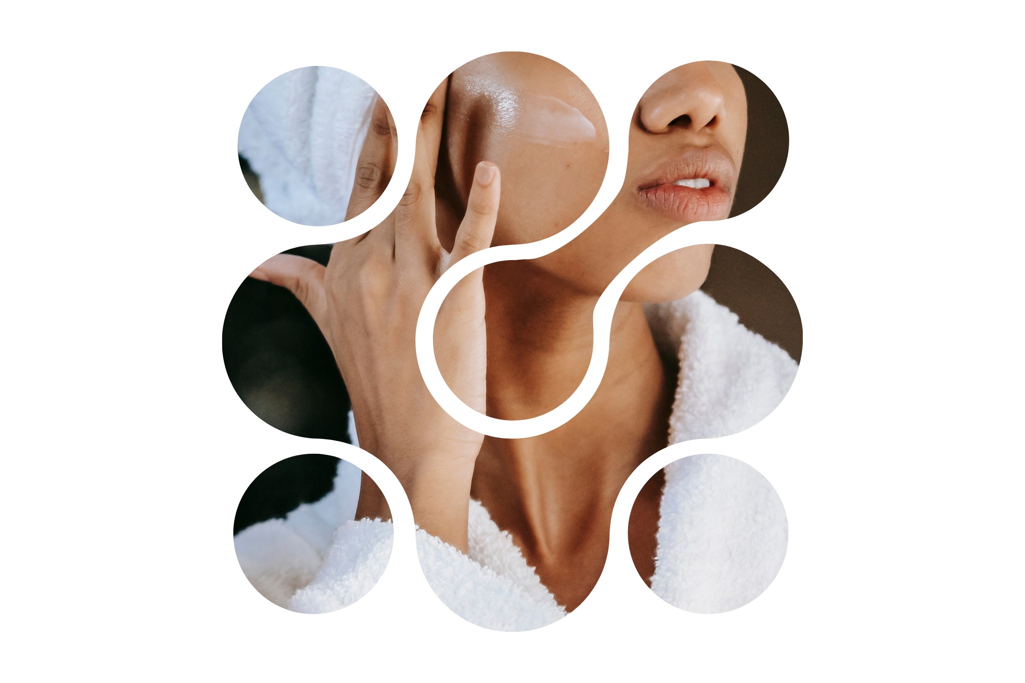 une femme qui a une bonne mine grâce à des soins visage