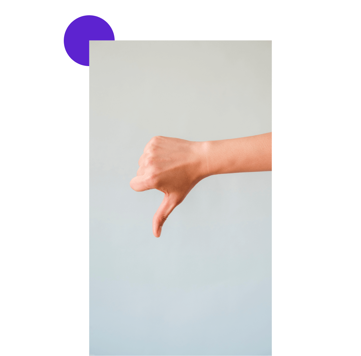 pouce vers le bas pour les inconvenients de la greffe de cheveux