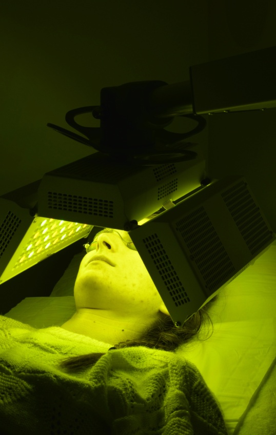 séance de led verte