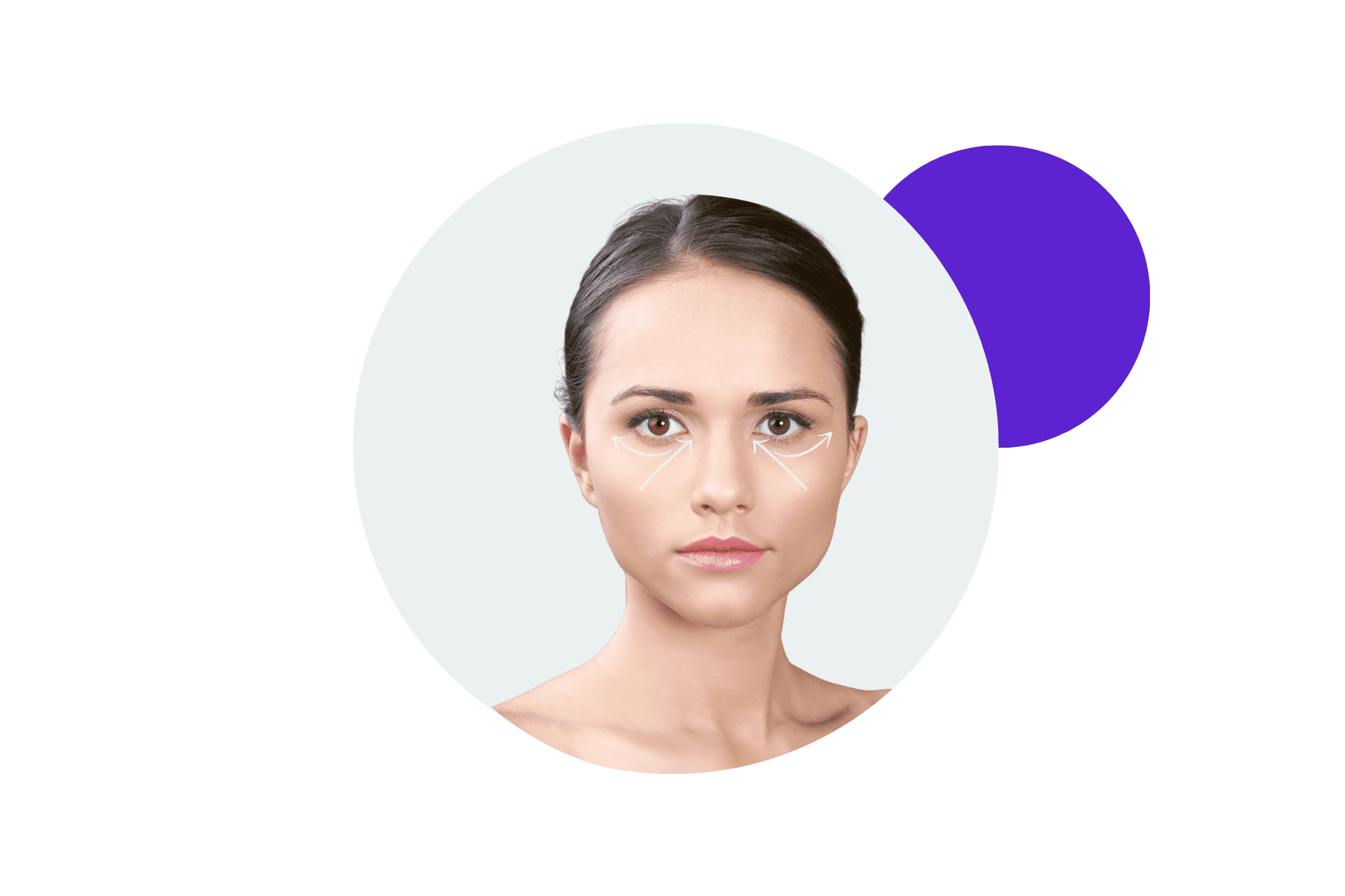 mouvement pour affiner le contour des yeux