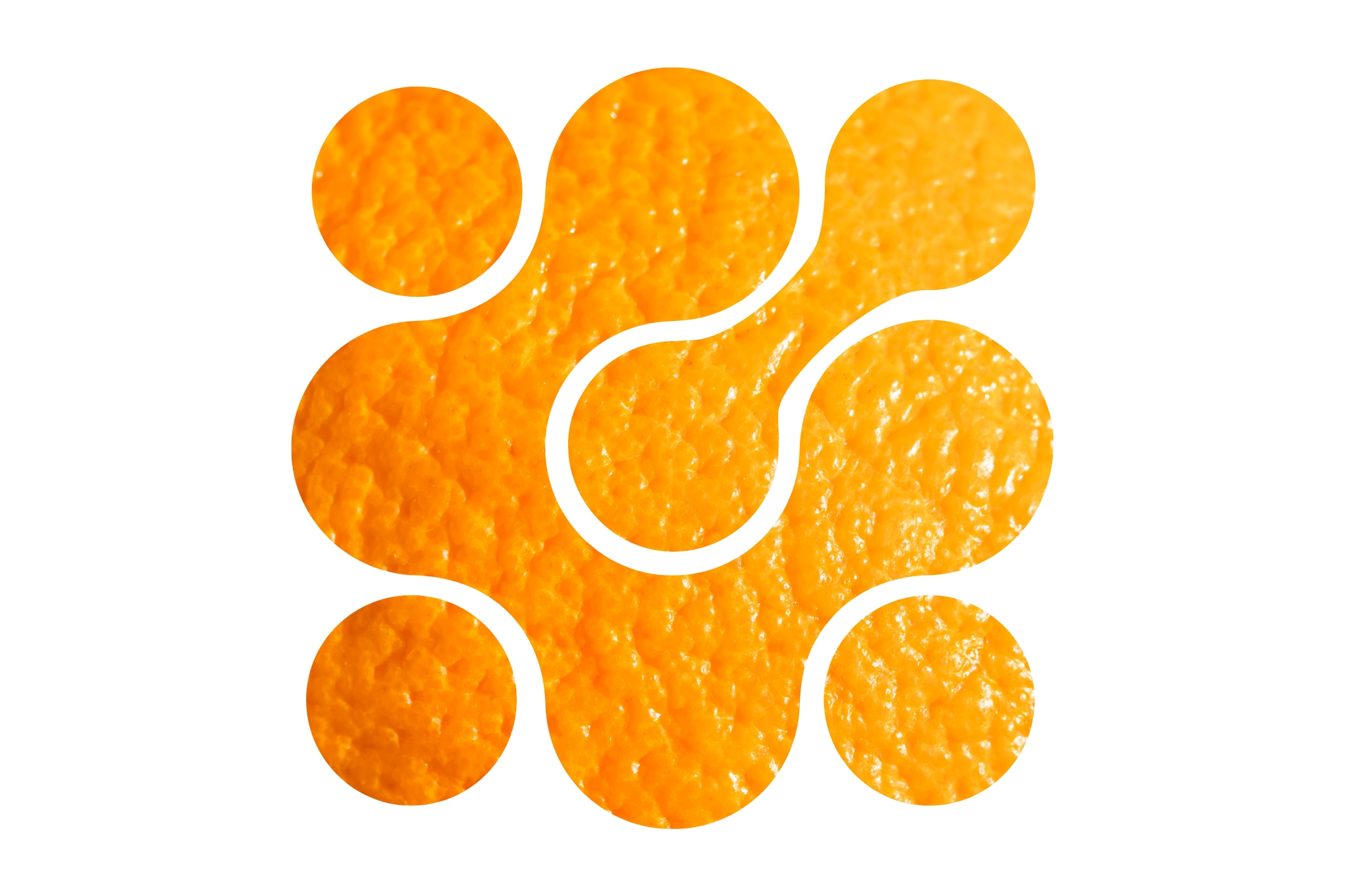 orange qui représente de la cellulite