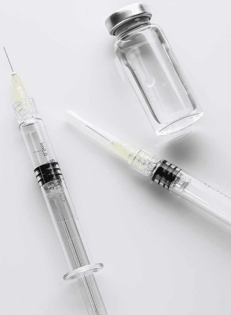 Zoom sur des seringues de botox