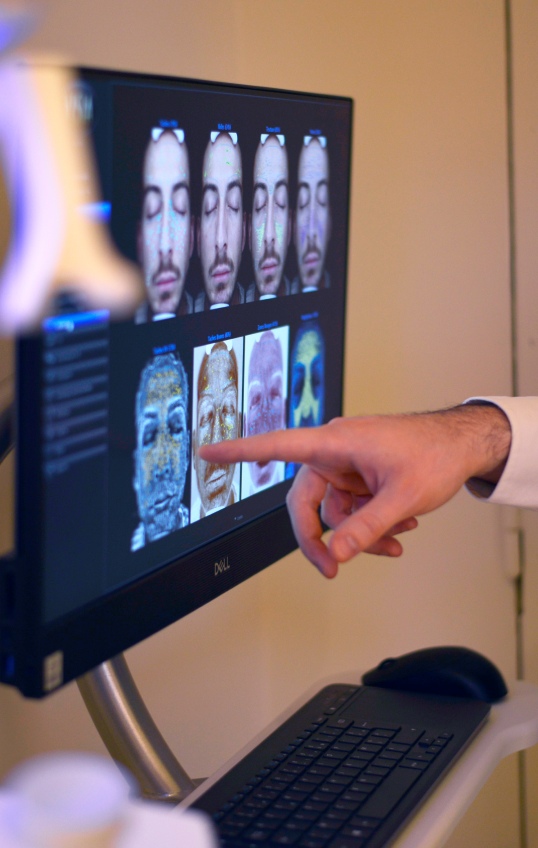 analyse des résultats du visia par un professionnel de santé