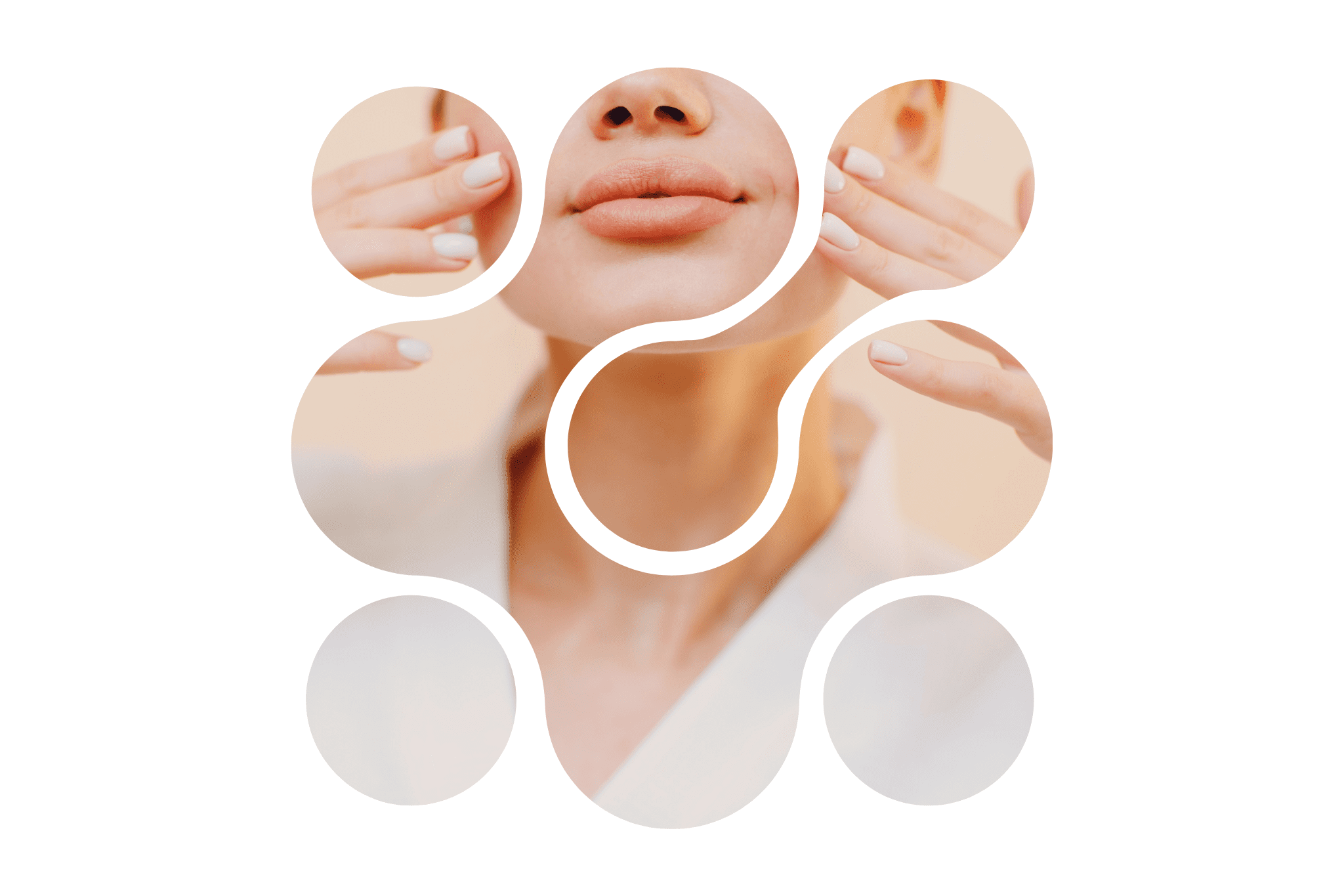 picto yoga facial pour affiner l'ovale du visage