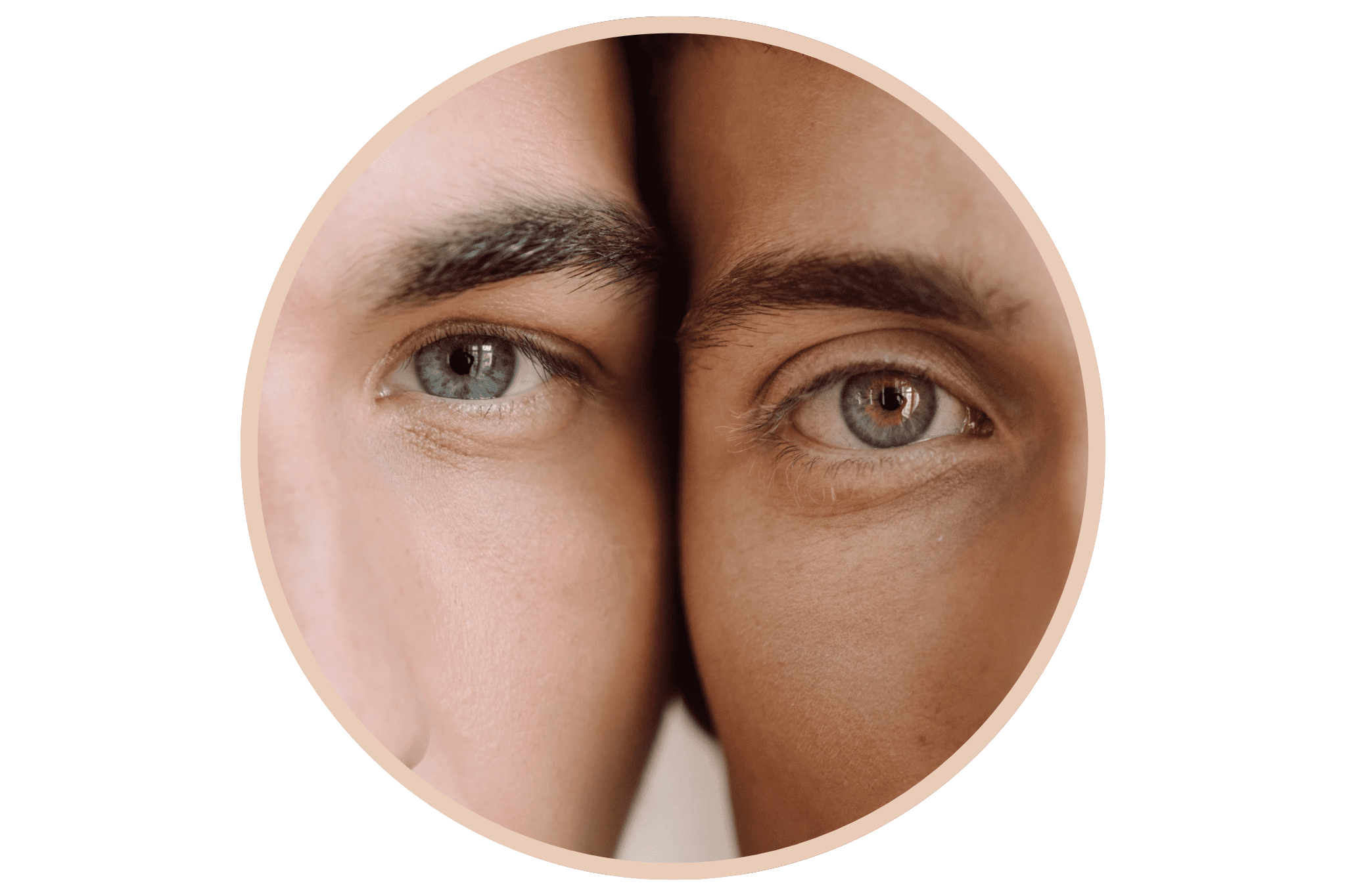 2 hommes qui ont séché leur visage avec une serviette en coton